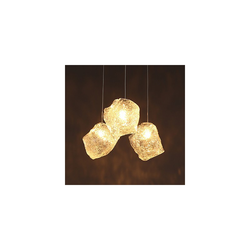 Contemporary And Contracted Art Glass Irregular Meals Chandelier Ice Crystal Chandelier