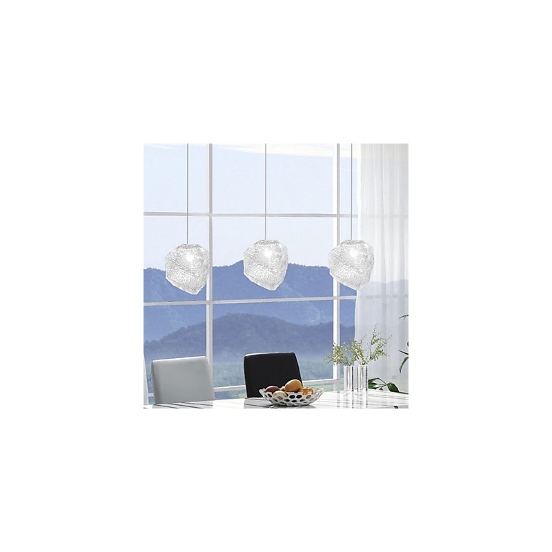 Contemporary And Contracted Art Glass Irregular Meals Chandelier Ice Crystal Chandelier