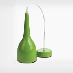 Modern Contemporary Globe Painting Metal Pendant Light