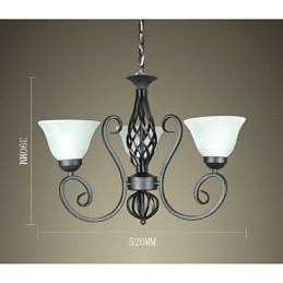 Jane The Chandelier Is Contracted Wrought Iron Creative European Style Decorative Lighting Lamps