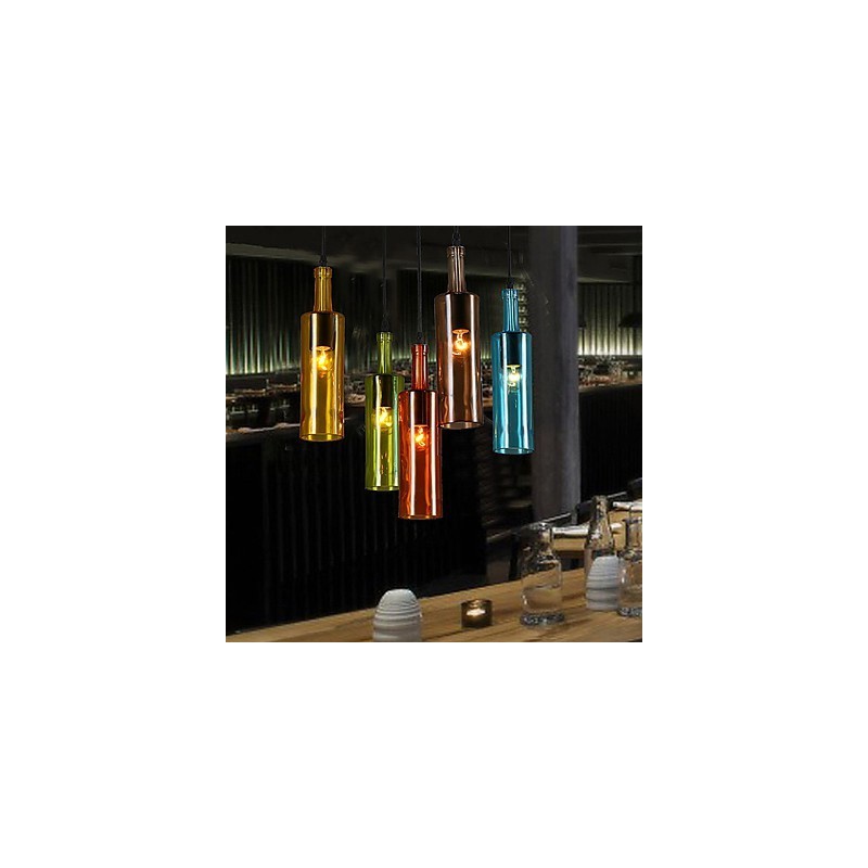 Diffuse Light Color Restoring Ancient Ways Bottle Droplight Pendant Light