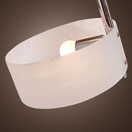 Modern Contemporary Mini Style Chrome Metal Chandelier Flush Mount Garage