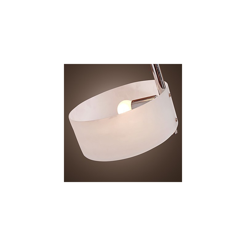 Modern Contemporary Mini Style Chrome Metal Chandelier Flush Mount Garage