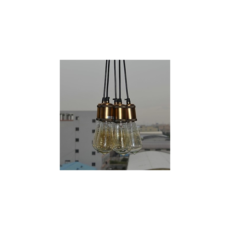 Country Electroplated Metal Flush Mount