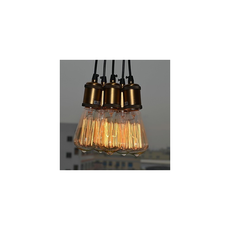 Country Electroplated Metal Flush Mount