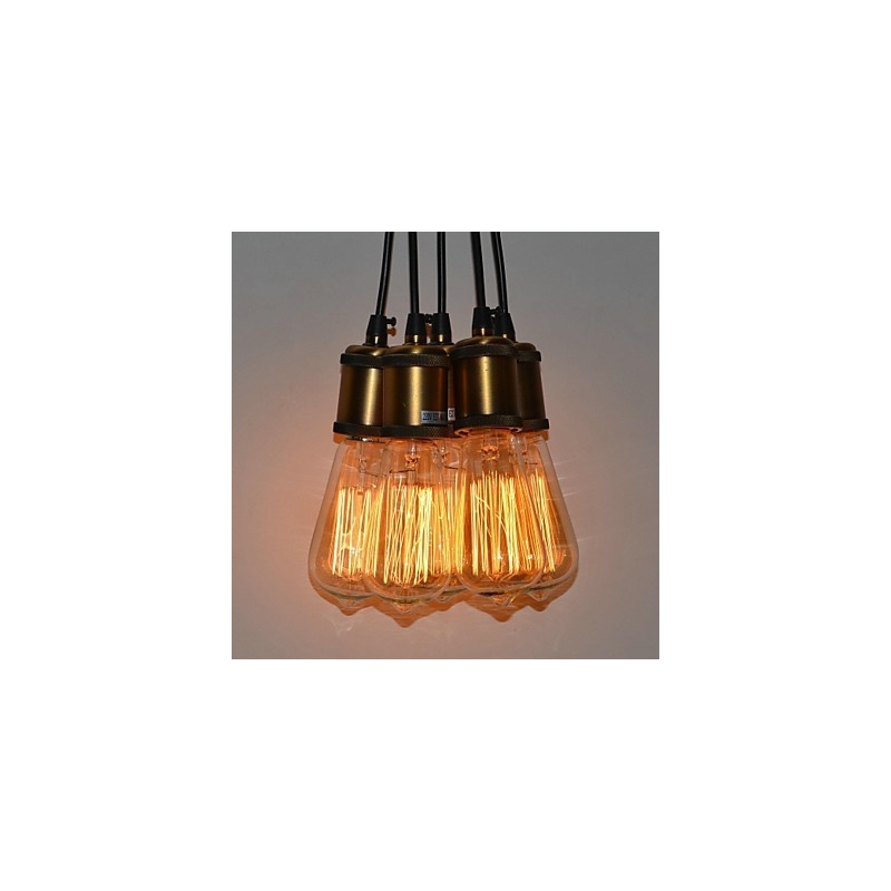 Country Electroplated Metal Flush Mount