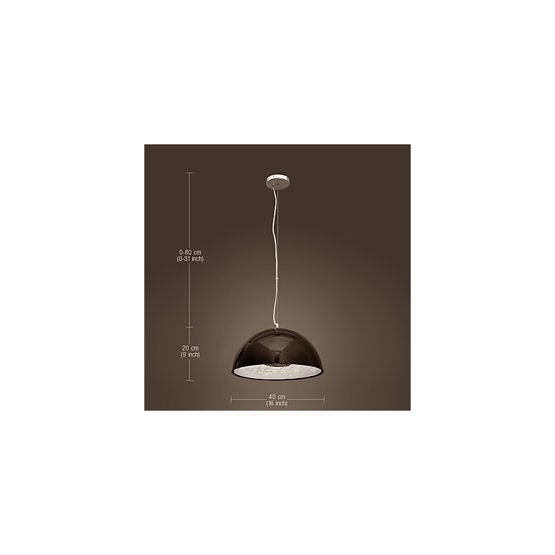 Modern Contemporary Bowl Mini Style Painting Pendant Light