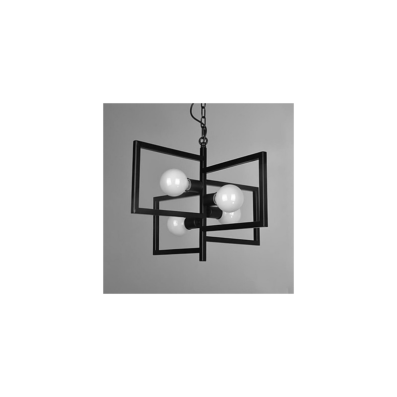 Vintage Country Painting Metal Pendant Light Garage