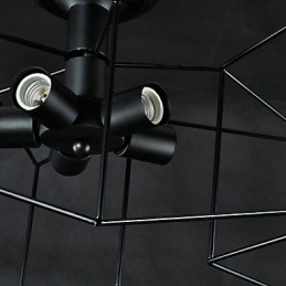 3W Vintage Country Painting Metal Pendant Light Garage