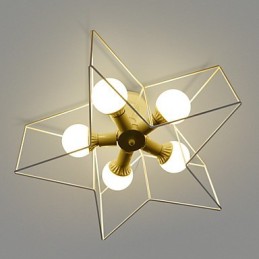 3W Vintage Country Painting Metal Pendant Light Garage