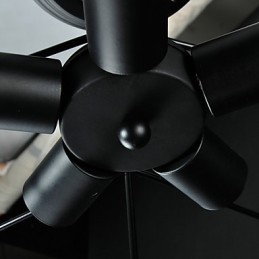 3W Vintage Country Painting Metal Pendant Light Garage