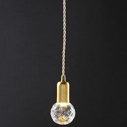 Modern Contemporary Vintage Mini Style Gold Metal Pendant Light