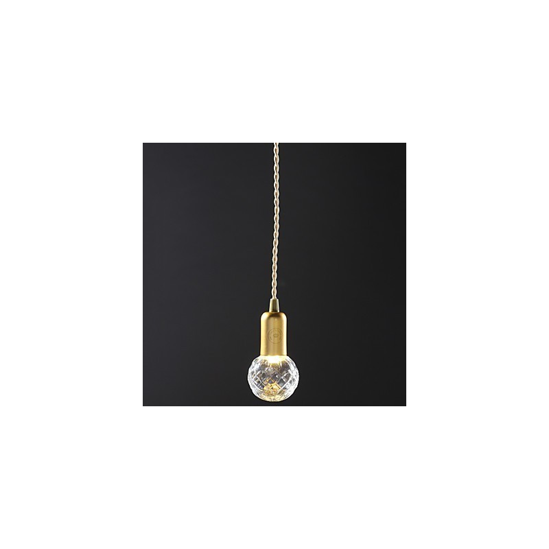 Modern Contemporary Vintage Mini Style Gold Metal Pendant Light