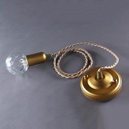 Modern Contemporary Vintage Mini Style Gold Metal Pendant Light