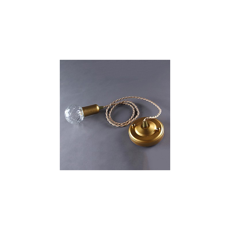 Modern Contemporary Vintage Mini Style Gold Metal Pendant Light