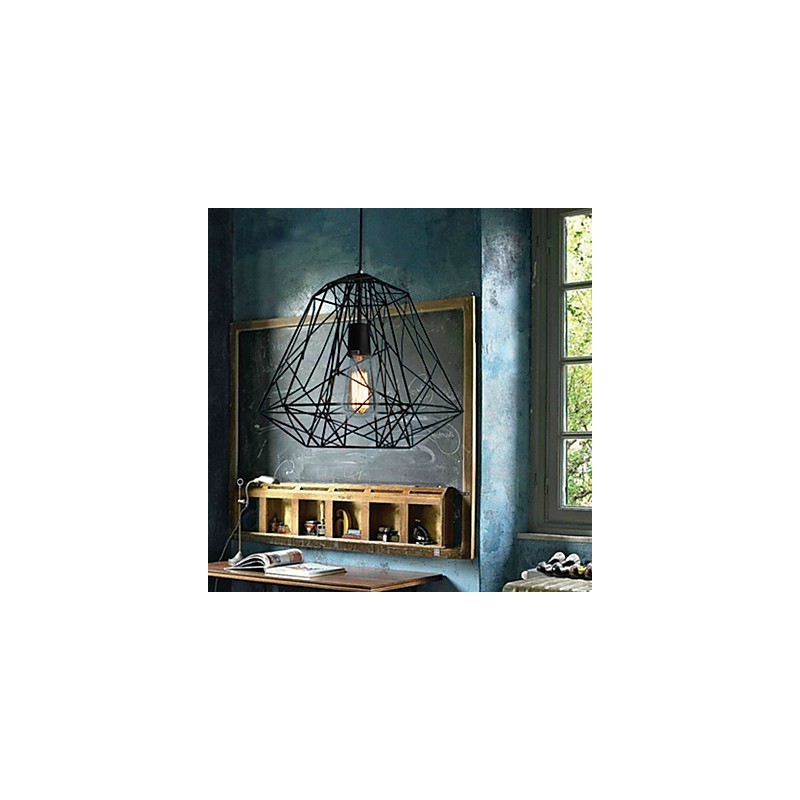 Vintage Retro Painting Metal Pendant Light Garage