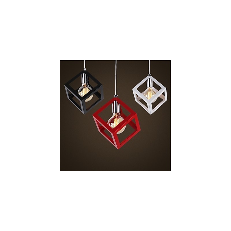 American Retro Birdcage Shape Iron Art Chandelier