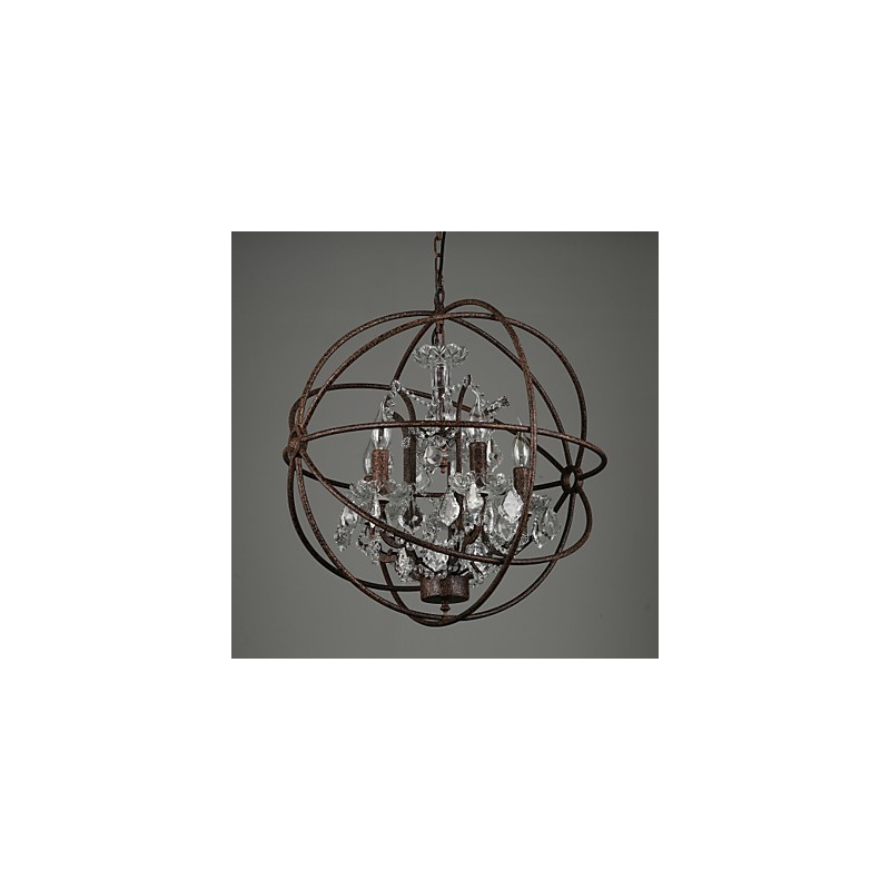 Chandelier Crystal Traditional Classic Metal
