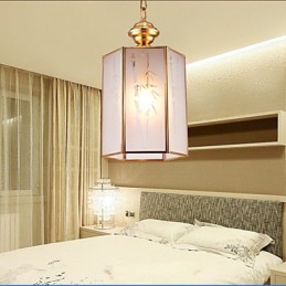 American Country Small Pendant all Copper Single Glass