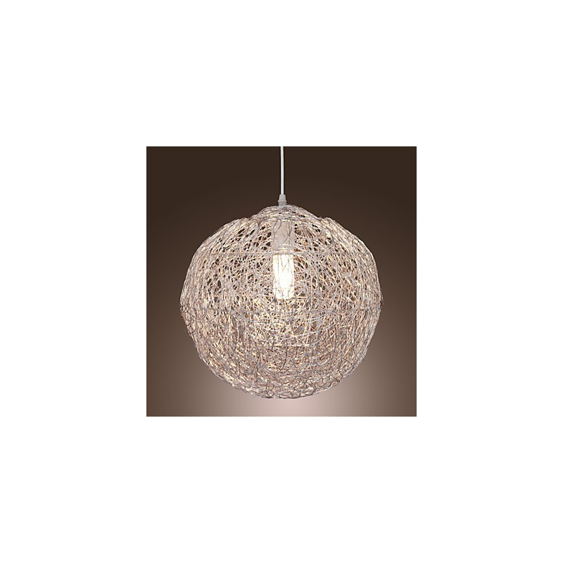 Modern Contemporary Globe Mini Style Chrome Pendant Light
