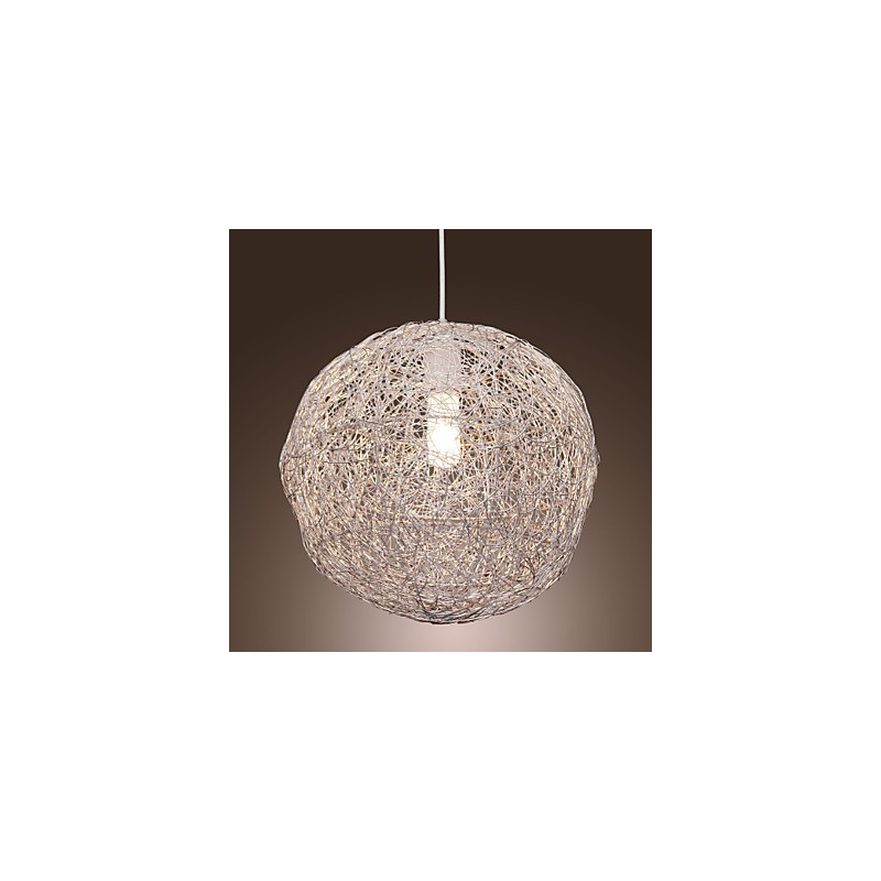 Modern Contemporary Globe Mini Style Chrome Pendant Light