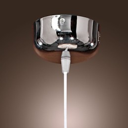 Modern Contemporary Globe Mini Style Chrome Pendant Light