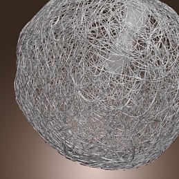 Modern Contemporary Globe Mini Style Chrome Pendant Light