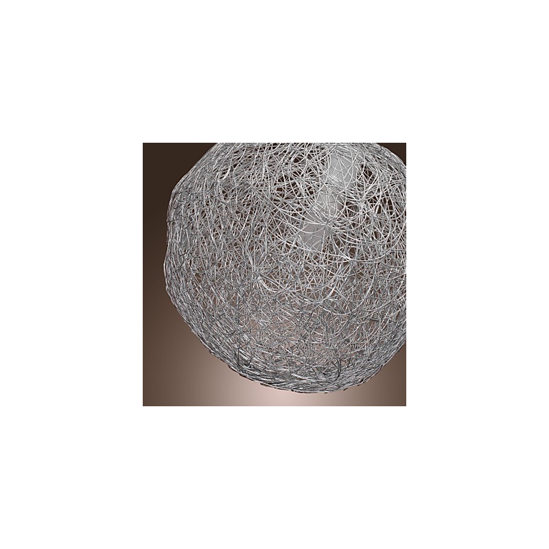 Modern Contemporary Globe Mini Style Chrome Pendant Light