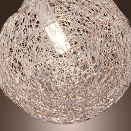 Modern Contemporary Globe Mini Style Chrome Pendant Light