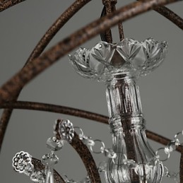 Chandelier Crystal Traditional Classic Metal