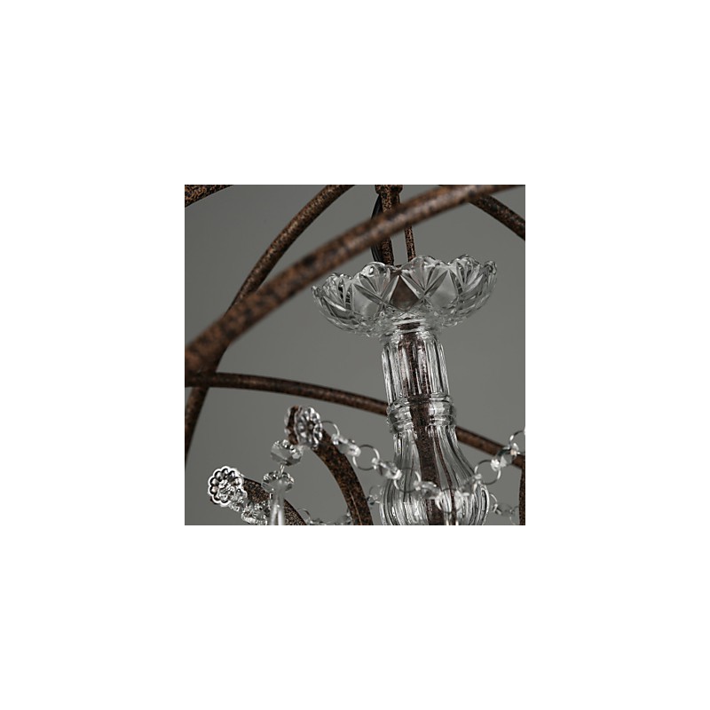 Chandelier Crystal Traditional Classic Metal