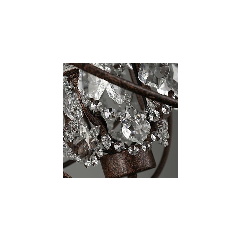 Chandelier Crystal Traditional Classic Metal