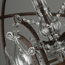 Chandelier Crystal Traditional Classic Metal