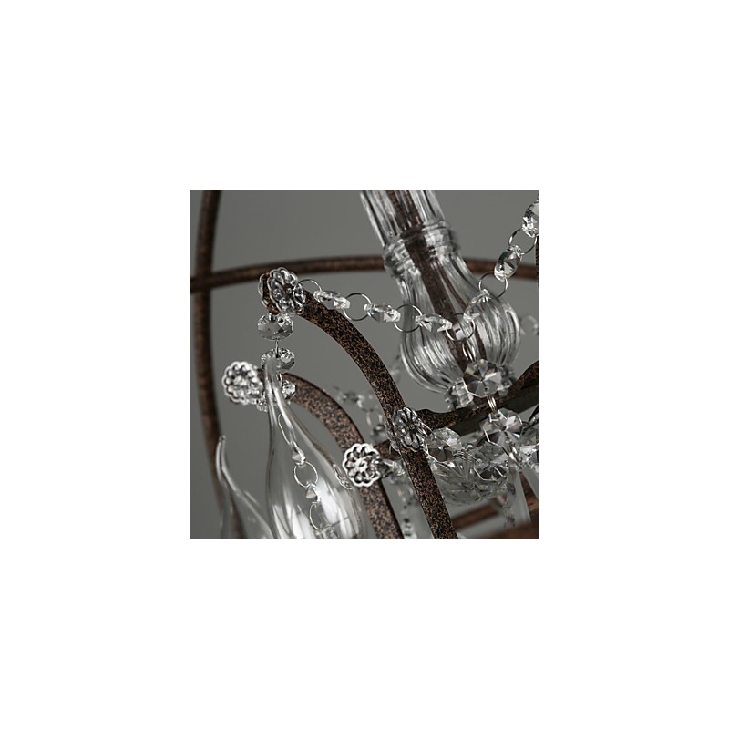 Chandelier Crystal Traditional Classic Metal