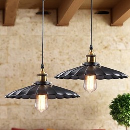 Retro Classic European Style Pendant Light Metal Art Droplight