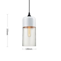 The Nordic Creative Stair Shop'S Art Wrought Iron Glass Chandelier Lamp