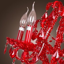 Modern Contemporary Crystal Chrome Metal Chandelier