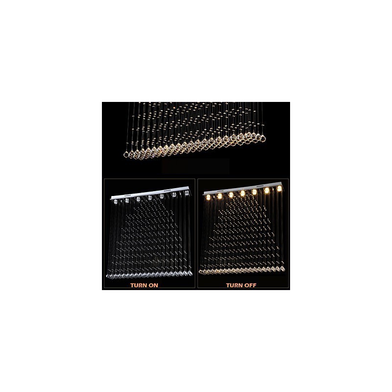 K9 Crystal Pendant Light Hanging Wire Chandelier Lighting Ceiling Lamps