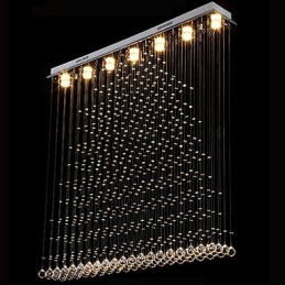 K9 Crystal Pendant Light Hanging Wire Chandelier Lighting Ceiling Lamps