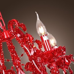 Modern Contemporary Crystal Chrome Metal Chandelier