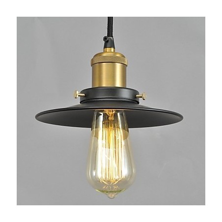Country Mini Style Painting Metal Pendant Light