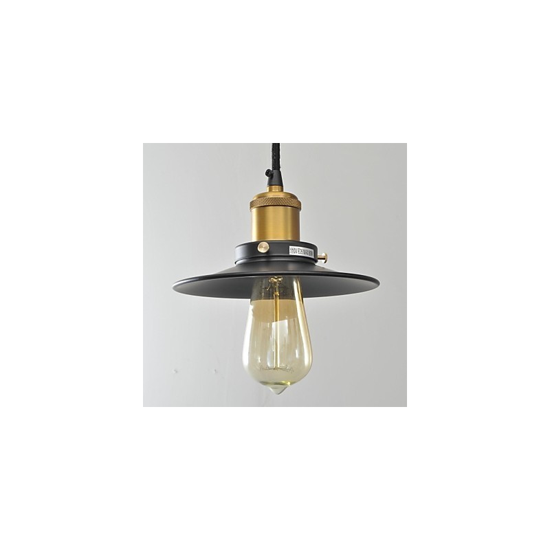 Country Mini Style Painting Metal Pendant Light