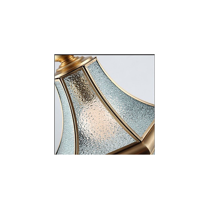 American Country Small Pendant all Copper Single Glass