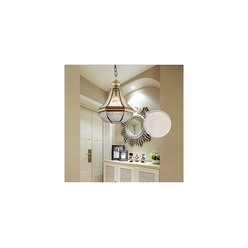 American Country Small Pendant all Copper Single Glass