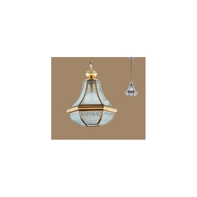 American Country Small Pendant all Copper Single Glass