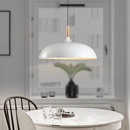 Retro Pendant Light Painting Wood+Metal Cafe pendant lamps