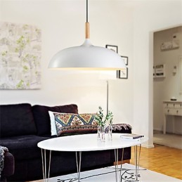 Retro Pendant Light Painting Wood+Metal Cafe pendant lamps