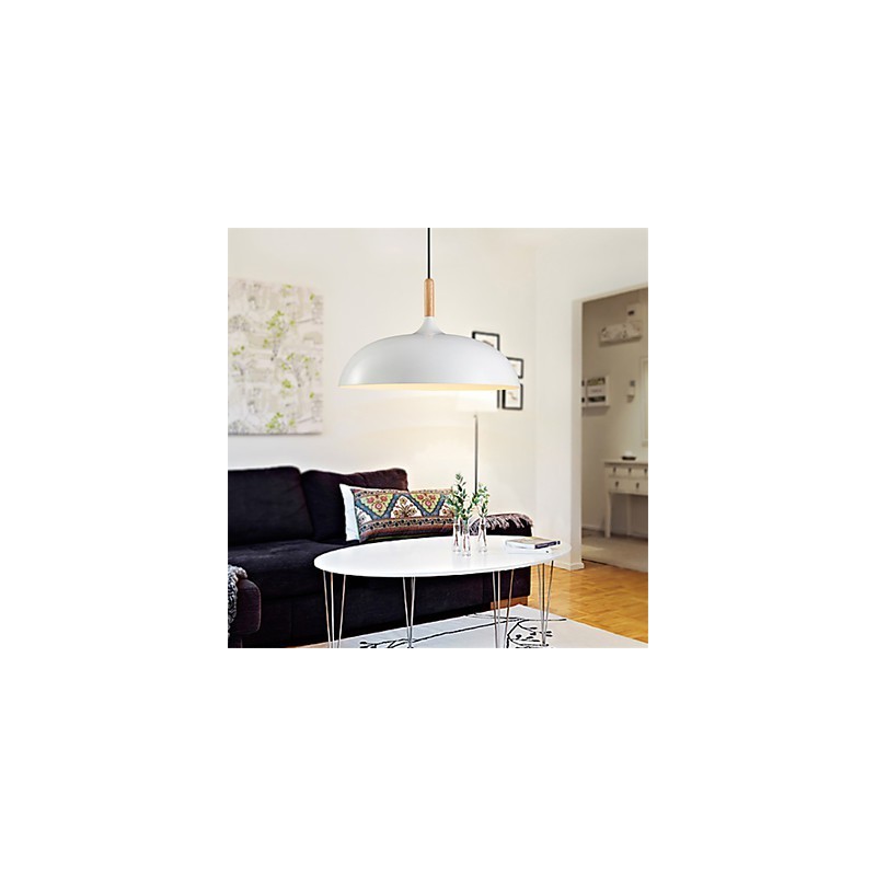 Retro Pendant Light Painting Wood+Metal Cafe pendant lamps