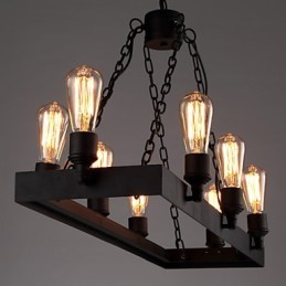 Modern Retro Loft Chandelier American Country Chandelier Creative Industrial Cafe Lamp Lights