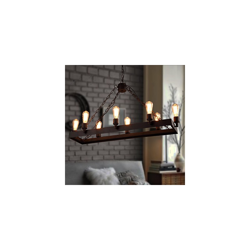 Modern Retro Loft Chandelier American Country Chandelier Creative Industrial Cafe Lamp Lights